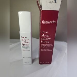 NEW This works Love, Sleep pillow spray